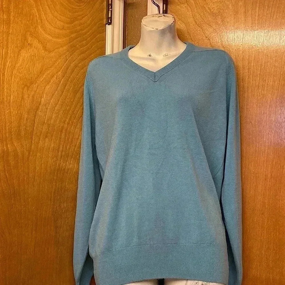 The Men’s Shop Vintage Men’s V-neck Sweater - Picture 1 of 7